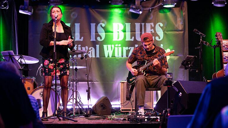 Das Jessica Born Duo eröffnete am Freitag das Festival 'All is Blues' im Keller Z87.