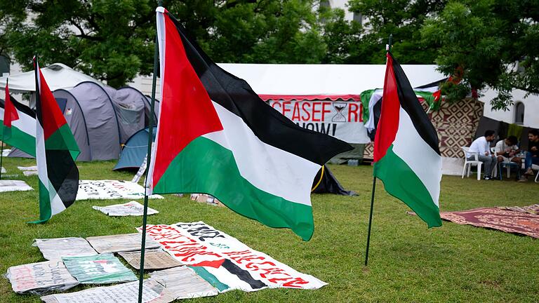 Pro-Palästina-Protestcamp - München       -  Der Protest soll nun woanders stattfinden. (Archivfoto)