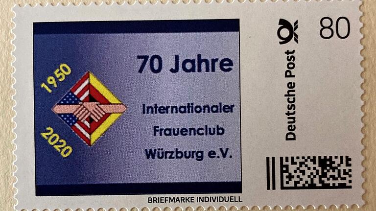 Jubiläumsbriefmarke.