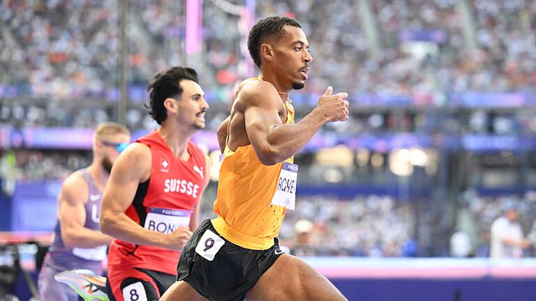 Paris 2024 - Leichtathletik       -  Hürdenläufer Emil Agyekum muss in den Hoffnungslauf