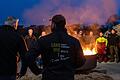 Im Vorfeld des bundesweiten Protesttages am Montag, 8. Januar, machten Landwirte mit Mahnfeuern, wie hier in Eßleben, auf ihre Lage aufmerksam.&nbsp;