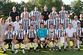 Zum elften Mal präsentierte sich der FC Hopferstadt als Fußball-Stadtmeister seinen Fans (hinten von links): Otmar Reißmann (Sportreferent), Fabian Rummel, Kevin Fiederling, Alex Pfeuffer, Moritz Dopf, Thorben Reibold sowie (mittlere Reihe) Herbert Gransitzki (Sportreferent), Ehrenvorstand Gerhard Karl, Rosa Behon (Zweite Bürgermeisterin), Gerhard Klingler (Gerhard Klinger), Timo Düll, Jakob Dietl, Philipp Kessler, Sebastian Issing, Marcel Grüb, Timo Reißmann, Christian Karl, Stefan Pohl (Sportleiter), Kevin Barthel (Schiedsrichterassistent), Manuel Meyer (Schiedsrichter) und (sitzend) Daniel Kechel, Tobias Scheckenbach, Bastian Pfeuffer, Simon Pfeuffer, Peter Häußlein, Marco Schimmer, Peter Juks (Bürgermeister), Dominik Metzger und Peter Meyer (Schiedsrichterassistent).