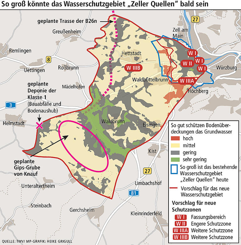 Knauf zu Trinkwasserschutzgebiet: 'Die Wasserversorgung in der Region ist und bleibt sicher, wenn wir ein Bergwerk errichten'