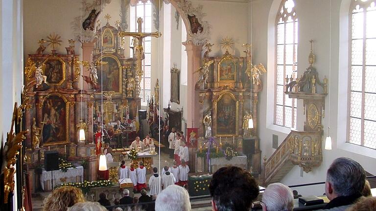 Die barocke Pfarrkirche Geldersheim soll eine von drei B-Kirchen im Pastoralen Raum Schweinfurt-Nordwest werden.