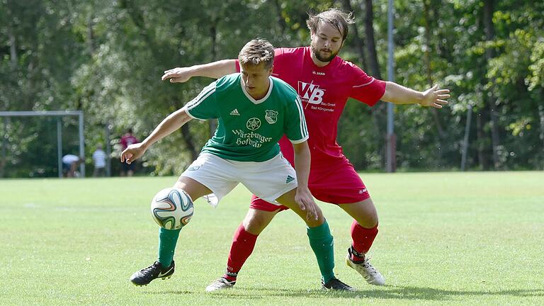 Die DJK Waldberg (vorne Louis Ziegler) geht zur kommenden Saison eine Spielgemeinschaft mit dem TSV Stangenroth ein.