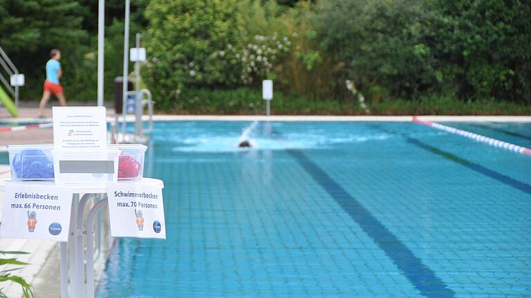 Im Marktheidenfelder Wonnemar ist seit Sonntag zumindest das Freibad schon mal geöffnet.