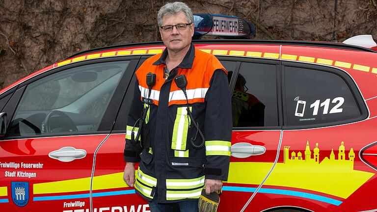 Matthias Gernert war seit 2019 Kommandant der Kitzinger Feuerwehr. Nun folgt ihm Kevin Gimperlein an der Spitze nach.