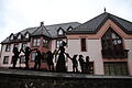Das neue Rathaus im Lohr vom Schlossgraben aus fotografiert.