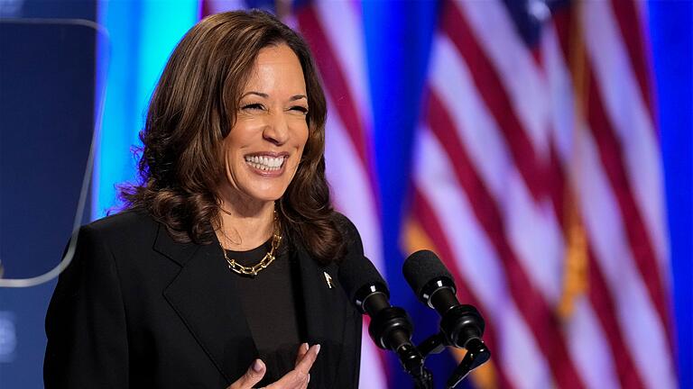 Kamala Harris - Die demokratische Präsidentschaftskandidatin Kamala Harris ist für ihre fröhliche Art bekannt. (Archivbild) Kamala Harris - Die demokratische Präsidentschaftskandidatin Kamala Harris ist für ihre fröhliche Art bekannt. (Archivbild)