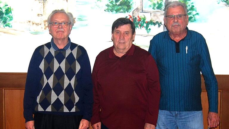 Auf dem Foto von links: Joachim Maidhof, Herbert Habelt, Wenzl Waldmann. Auf dem Foto von links: Joachim Maidhof, Herbert Habelt, Wenzl Waldmann.