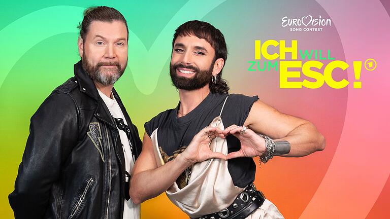 «Ich will zum ESC!».jpeg       -  Rea Garvey und Conchita Wurst coachen die Talente für den ESC.