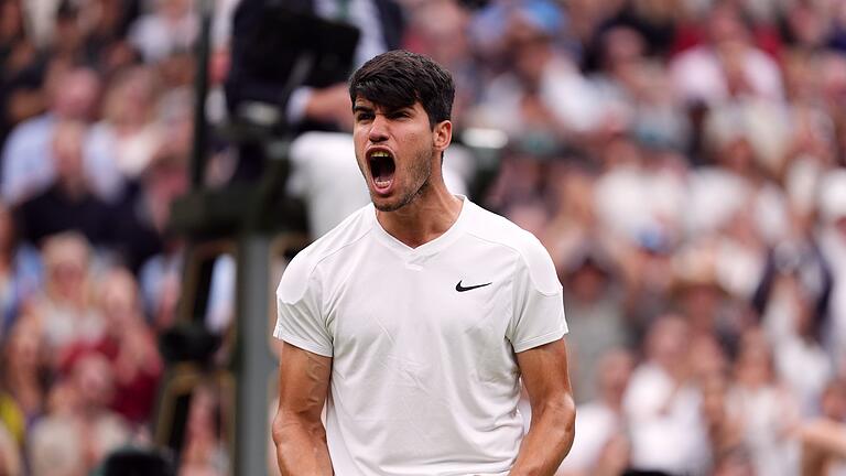 Wimbledon 2024       -  Der Spanier Carlos Alcaraz peilt die Titelverteidigung in Wimbledon an.