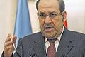 Nein zur Einheitsregierung: Iraks Premier Nuri al-Maliki . Saadi, Dpa