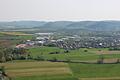 Blick vom Hammelberg auf Westheim mit Gewerbegebiet       -  Blick vom Hammelberg auf Westheim mit Gewerbegebiet