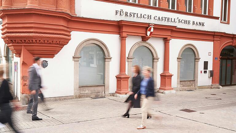 Fürstlich Castell&#39;sche Bank (Castell-Bank), Bild der Hauptverwaltung in Würzburg. Stammsitz ist in Castell (Lkr. Kitzingen).