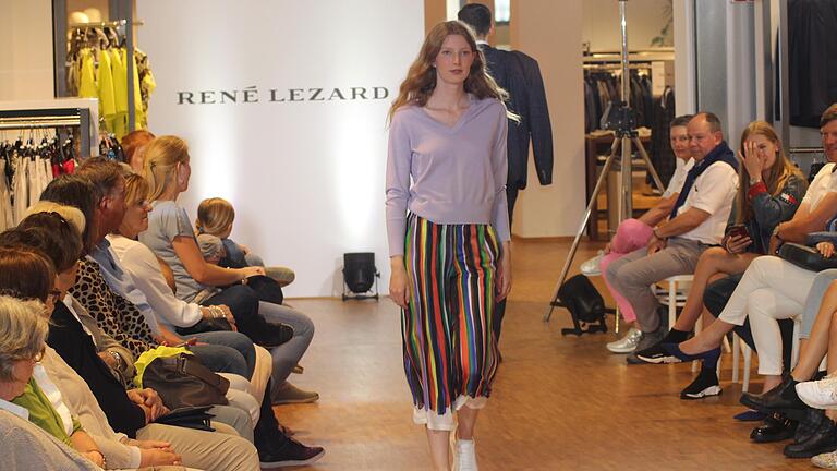 Das Modeunternehmen René Lezard zeigte in Schwarzach seine aktuelle Kollektion.