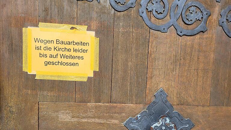 Die Münnerstädter Stadtpfarrkirche St. Maria Magdalena ist eine Baustelle. Besichtigungen sind nicht möglich. - Die Münnerstädter Stadtpfarrkirche St. Maria Magdalena ist eine Baustelle. Besichtigungen sind nicht möglich. Die Münnerstädter Stadtpfarrkirche St. Maria Magdalena ist eine Baustelle. Besichtigungen sind nicht möglich. - Die Münnerstädter Stadtpfarrkirche St. Maria Magdalena ist eine Baustelle. Besichtigungen sind nicht möglich.