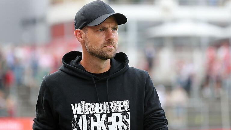 Trainer Marco Wildersinn (FC Würzburger Kickers) hofft auf einen Auswärtssieg seiner Mannschaft beim FC Augsburg II.