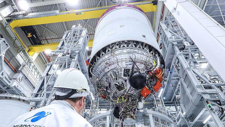 Ariane-6-Oberstufe       -  Wichtige Komponenten der Rakete werden in Deutschland gefertigt. (Archivbild)