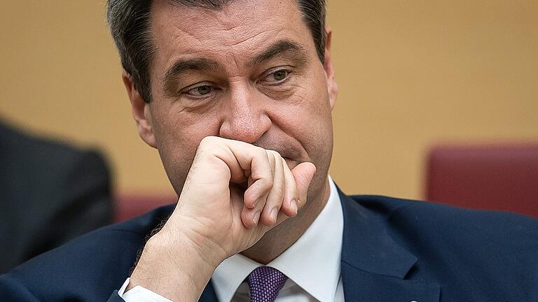 Landtagssitzung in München - Ministerpräsident und CSU-Vorsitzender Markus Söder sieht seine Partei im Aufwind. Landtagssitzung in München - Ministerpräsident und CSU-Vorsitzender Markus Söder sieht seine Partei im Aufwind.