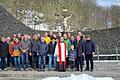 Gruppenfoto beim Georgitag am Kreuzberg.