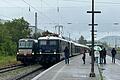 Ein historischer Sonderzug machte am Samstag Halt am Lohrer Bahnhof.