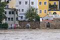 Hochwasser in Passau       -  In Passau wird dringend davor gewarnt, überflutete Bereiche zu betreten.