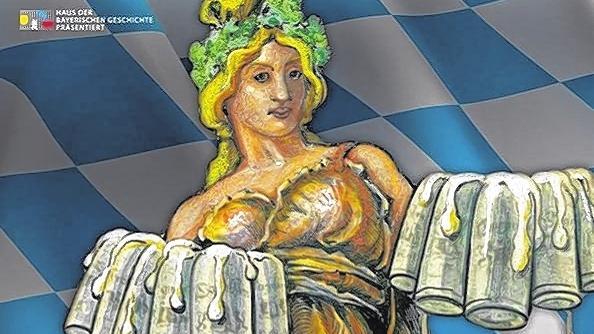 Plakat zur Ausstellung &ldquo;Bier in Bayern&ldquo;.