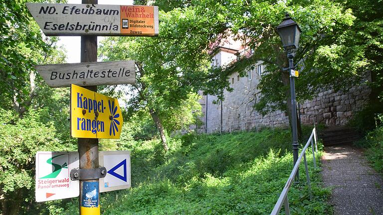 Der Weg zum Kappelrangen ist nicht mehr im allerbesten Zustand. Eine Sanierung steht an.