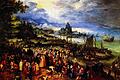 In München zu sehen: &bdquo;Seehafen mit Predigt Christi&ldquo; von Jan Brueghel d. Ä.