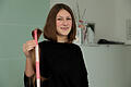Dreißig Zentimeter, den ganzen Stolz ihrer langen Haare spendete Kristin Kunz, um als Weihnachtsgeschenk für ein krebskrankes Kind daraus eine Perücke fertigen zu können.