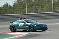Safety Car       -  Das Safety Car crasht in Monza in die Leitplanken.