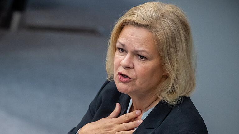 Bundestag       -  Innenministerin Faeser will die EU-Asylreform zügig umsetzen. (Archivbild)