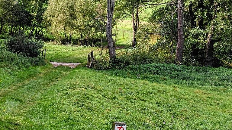 Naturnahe Wege prägen die Extratour Point Alpha.FOTO: Thomas Pfeuffer