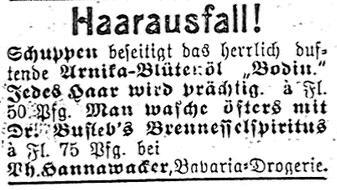 Fundstücke im Gemündener Anzeiger: Neben Werbeanzeigen standen immer wieder Todesanzeigen für die Gefallenen des Ersten Weltkriegs. Repro: Hist. Verein Gemünden