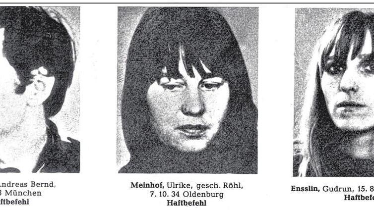kg-rr-Baader_Meinhof-rr       -  Kurzaufenthalt im Dezember 1970 in Bad Kissingen: Die Terroristen Andreas Baader, Ulrike Meinhof und Gudrun Ensslin gehörten in den 1970er Jahren zu den meistgesuchten Personen in Deutschland.