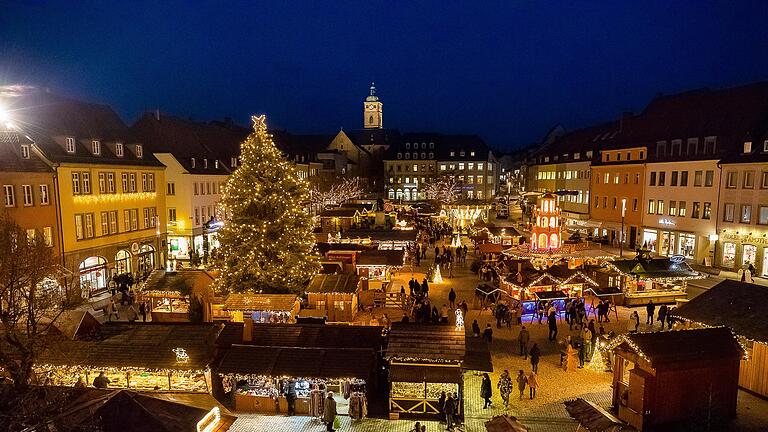 Der Schweinfurter Weihnachtsmarkt. Der Schweinfurter Weihnachtsmarkt.