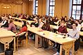 Der Jugendkreisrat tagt im großen Saal des Landratsamtes.