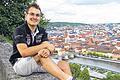 Hat fränkischen Wein schätzen gelernt: Aurélien Becquet, der im Rahmen des Europäischen Freiwilligendiensts, ein Jahr in Würzburg war.