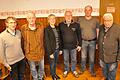 Im Bild Herry Sopp, Stefan Lampert, 1. Vorsitzende Sabine Fechter, Friedel Hahn, Christian Seifert, Rhönklub-Präsident Jürgen Reinhardt.