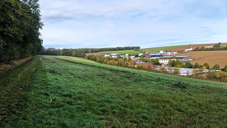 Am Rand des Günterslebener Waldgebietes Stöckach eröffnet sich der Blick vom Natura Trail auf das Günterslebener Gewerbegebiet Fahrental. Am Rand des Günterslebener Waldgebietes Stöckach eröffnet sich der Blick vom Natura Trail auf das Günterslebener Gewerbegebiet Fahrental.