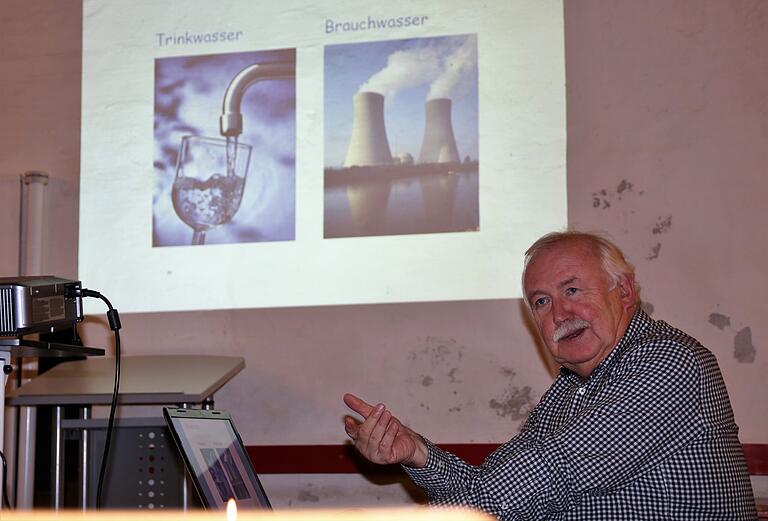 Trink- und Brauchwasser nahmen beim Seminar mit Rudolf Kühl in der VHS Gerolzhofen einen wichtigen Platz ein. Trink- und Brauchwasser nahmen beim Seminar mit Rudolf Kühl in der VHS Gerolzhofen einen wichtigen Platz ein.