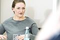 Digitalministerin Judith Gerlach beim&nbsp;Redaktionsbesuch Ende 2018