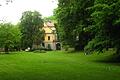 Der Park der evangelischen Tagungsstätte Wildbad in Rothenburg.