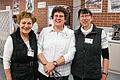 Am Kaffeestand: Die unentbehrlichen Helferinnen (von links) Rita Wrazidlo, Conny Lyding und Ursel Baumann vom VCC.