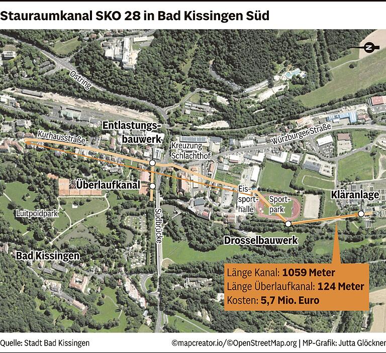Das verborgene Millionen-Bauprojekt in Bad Kissingen: Ein historischer Kanal wird fit für die Zukunft