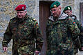 General Volker Wieker (links) besuchte Hammelburg. Brigadegeneral Gert-Johannes Hagemann führte ihn herum. Foto: Norman Möller       -  General Volker Wieker (links) besuchte Hammelburg. Brigadegeneral Gert-Johannes Hagemann führte ihn herum. Foto: Norman Möller