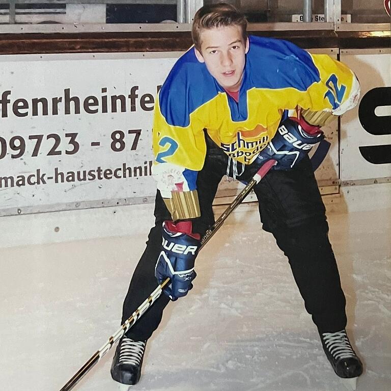 Da trug Leon Müller noch das Trikot des ERV Schweinfurt. Da trug Leon Müller noch das Trikot des ERV Schweinfurt.