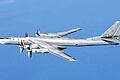 Russischer Bomber: Eine Tupolew Tu-95 auf einem Archivfoto, das die britische Royal Air Force im April 2014 über Schottland aufgenommen hat. Sechs Maschinen dieses Typs wurden am Wochenende von Nato-Kampfflugzeugen über der Ostsee gesichtet.