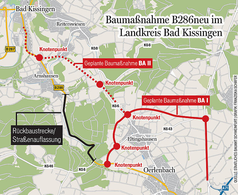 Bad Kissingen: Geht's in absehbarer Zeit tatsächlich mit dem Bau der B 286 los?